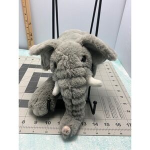FAO Schwarz Plush Gray Elephant Stuffed Animal Toy Large 30 Inch